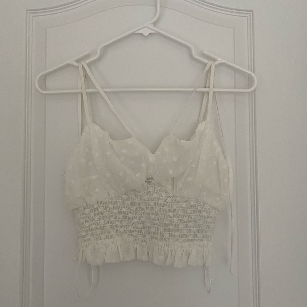White Crop Top
